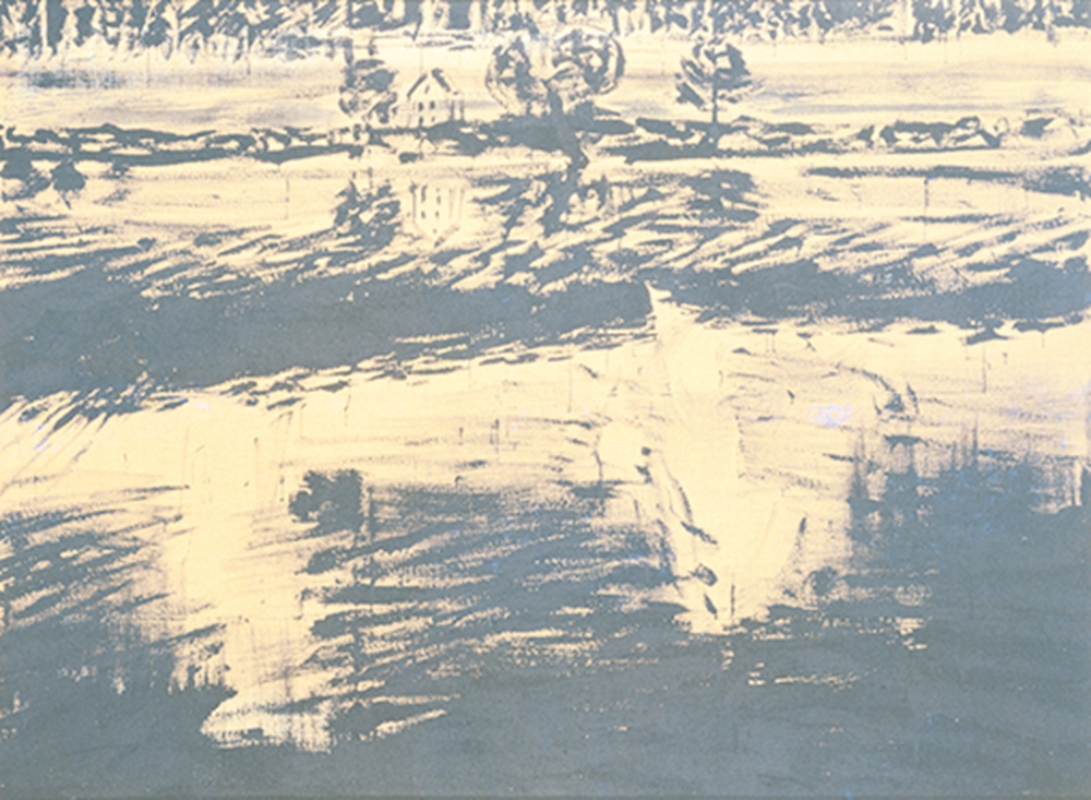 阿拉里希的坟墓 安塞尔姆.基费尔 1975年 黄麻布油画 220x300cm 中国美术馆藏.jpg